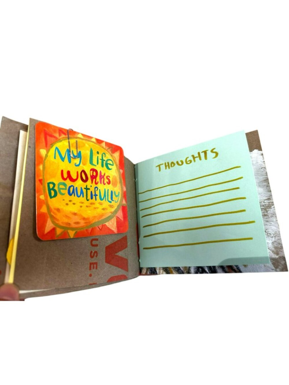 Mini Junk Journal OOAK Scrapbooking Journaling Handmade Book Inner Child - Picture 5 of 7
